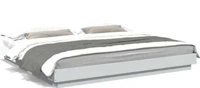 Immagine prodotto di Maison Exclusive - Giroletto con Luci LED Bianco 180x200 cm in Legno Multistrato