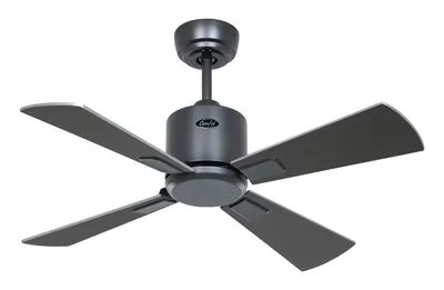 Immagine prodotto di Ventilatore da soffitto a risparmio energetico Eco Neo III 92 cm Grigio basalto Lame Wengé / Grigio argento con telecomando
