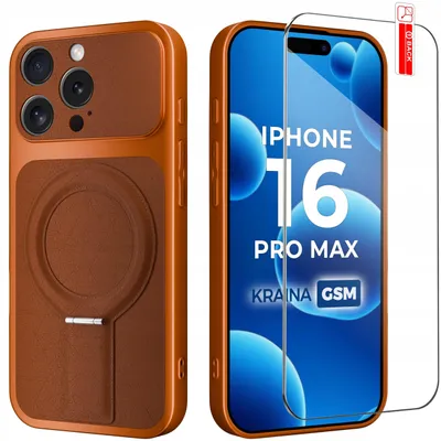 Produktbild von Hülle für das iPhone 16 Pro Max mit Magnetring für MagSafe + 9H-Glas