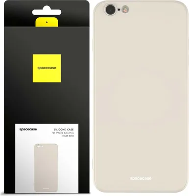 Immagine prodotto di SPACECASE Custodia in silicone per iPhone 6/6s Plus Beige
