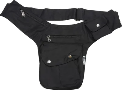 Produktbild von Premium Gürteltasche - Buddy - schwarz - anthrazit - Bauchtasche - Hüfttasche