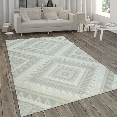 Produktbild von Outdoor Teppich Wetterfest Balkon Küche Wohnzimmer Ethno Design Geometrisch 3D Grösse 80x150 cm