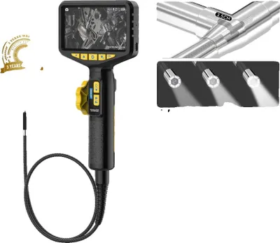 Productafbeelding van Endoscopische camera, 5,5 mm diameter, 210° kijkhoek, 1 meter slanglengte, scherptediepte van 20-100 mm, IP67 waterdicht
