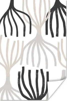 Produktbild von MuchoWow® Poster Linie - Pastell - Abstrakt - Muster 80x120 cm - Papierdruck