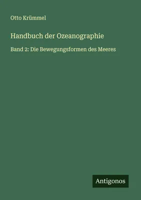 Produktbild von Handbuch der Ozeanographie