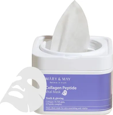 Immagine prodotto di Maschera rassodante al peptide di collagene (Vital Mask) 30 pz