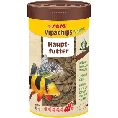Image de Aliment principal SERA Vipachips Nature 250 ml