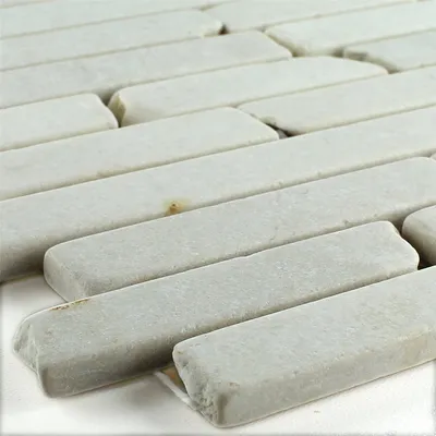 Produktbild von Mosaikfliesen Marmor Botticino Brick