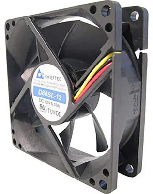 Imagen del producto de Chieftec AF-0825PWM, color , 80 x 80 x 25 mm, 3000 RPM