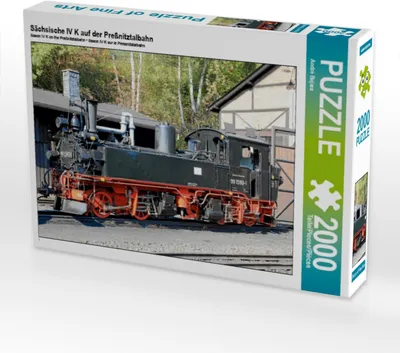 Produktbild von Calvendo Sächsische IV K auf der Preßnitztalbahn 2000 Teile Puzzle quer 900x670mm, Bujara André; 7408480
