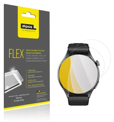 Immagine prodotto di 2x Pellicola protettiva per Marsyu ET458 2026, rivestimento al 100%, Protezione dipos Flex