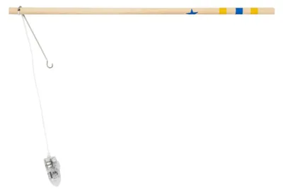Produktbild von Riethmüller LED Lampion-Set Laternenstab Holz 30cm Papierlaterne 15cm Mond Sterne