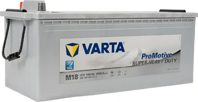 A VARTA Promotive Super Heavy Duty M18 LKW battery.