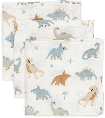Obrázok produktu pre Uniqoos® Sada 3 plienok z mušelínu – 31 x 31 cm, 100% bavlna, jemné a všestranné