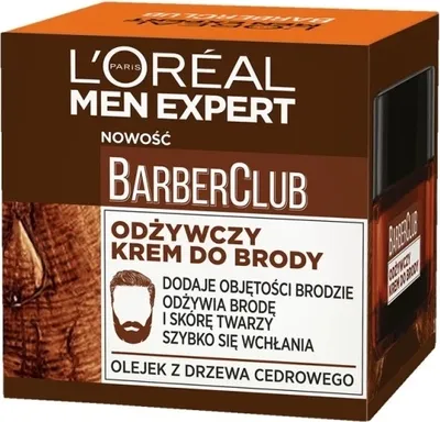 Zdjęcie produktu dla L'Oreal Paris Men Expert Barber Club Odżywczy krem do brody, 50ml