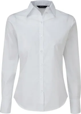 Produktbild von Premier - Bluse für Damen Langärmlig PC6890 (46 DE) (Weiß)