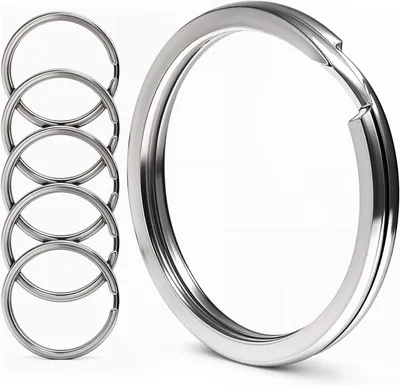 Productafbeelding van Sleutelringen - Ringetjes - Hobby projecten - Roestvrij staal - 15 mm - Zilver