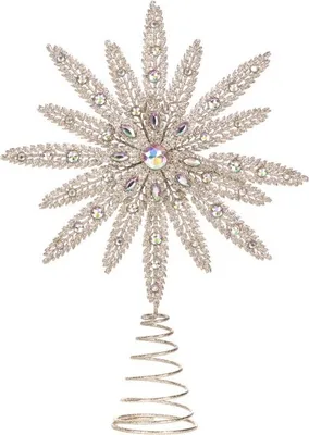 Produktbild von Goodwill Weihnachtskugel-Jewel-Peak Schneeflocke Silber 35 cm