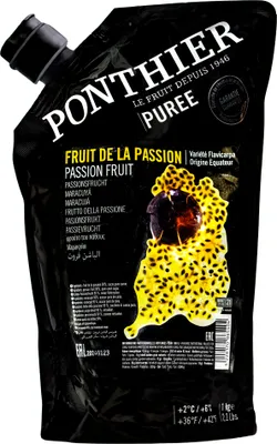 Produktbild von Food-United MARACUJA PÜREE Passions-Frucht-Püree von Ponthier 2x 1 Kg