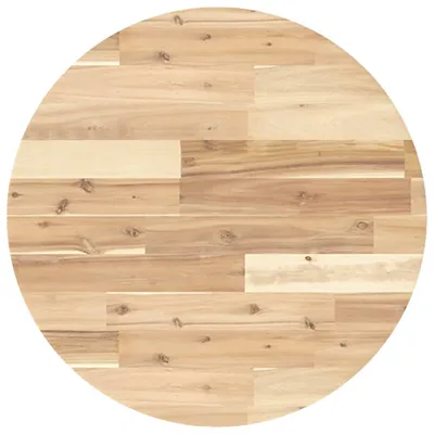 Image de vidaXL Plateau de table Rond Ø60x4 cm Bois massif Acacia