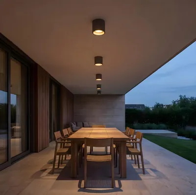 Obrázek produktu pro Stropní svítidlo Led 3000k Cosmos, hliník a sklo, šedé