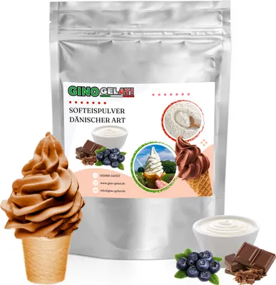 Immagine prodotto di Gelato soft danese allo yogurt e mirtilli in polvere 10 kg