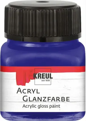 Produktbild von KREUL Acryl Glanzfarbe Dunkelblau 20 ml