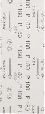Produktbild von Makita Schleifpapier P180 93x228mm, Körnung ,ungelocht, 10 Stück