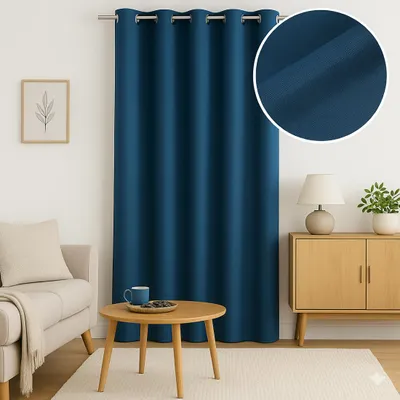 Productafbeelding van Verduisteringsgordijn in donkerblauw, 140x260 cm