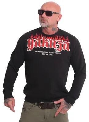 Immagine prodotto di Maglione Yakuza Fck Society Uomo, nero, 5XL