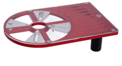 Produktbild von Verstellbare Grundplatte für Trimmmaschinen, Werkbankbasis für Trimmer von 65 bis 132 mm