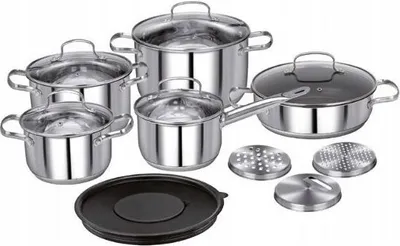 Image de smile 14-piece cookware set MGK-22 with cutting board