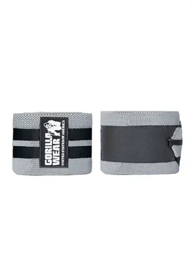 Produktbild von Gorilla Wear Kniebandagen - Grau/Schwarz - 200 cm