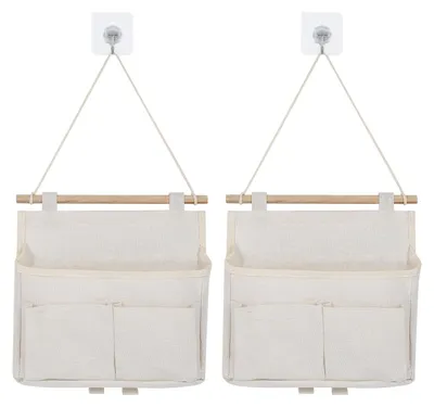 Produktbild von Hängeaufbewahrung mit 2 Taschen und Haken, wasserdicht und robust