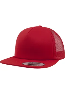 Produktbild von FLEXFIT 6005FF | Foam Trucker Cap / Kappe / Mütze - Farbe: Red - Größe: One Size