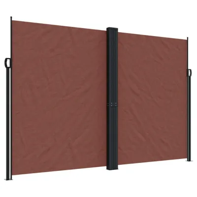 Immagine prodotto di vidaXL Tenda laterale estensibile marrone 220x600 cm