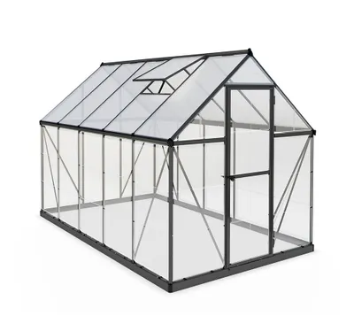 Zdjęcie produktu dla Palram - Szklarnia aluminiowa Canopia Hybrid 610 Grey 306x185x208 cm
