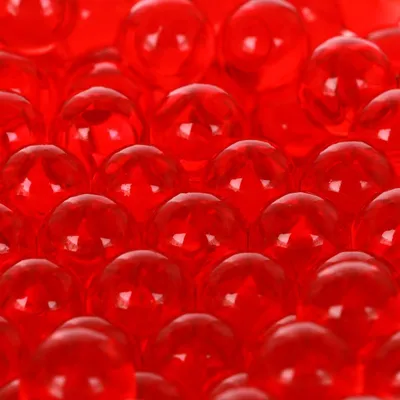 Produktbild von Wasserperlen in vielen Farben wählbar, Ø 10-12mm, Beutel mit ca. 35g, für 4 Liter Wasser | Aquaperlen | Gelee-Kristallkugeln | Vasenfüller | Aqualinos | Hydroperlen, Farbe:Transparent, Farbe:Gelb, Farbe:Rot