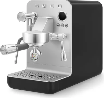 Image de Machine à expresso 15 bars inox  noir - Smeg - EMC02BLMEU -