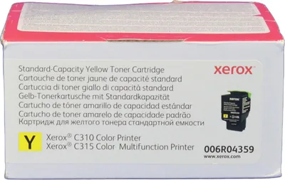 Image de TONER Xerox Toner Yellow 2 000 pages selon ISO/IEC 19798