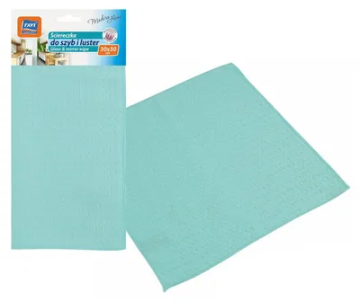 Obrázok produktu pre Utierka z mikrovlákna na sklo a zrkadlá 30 x 30 cm