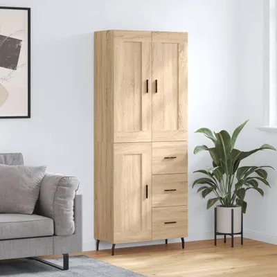Zdjęcie produktu dla vidaXL Deska wysoka dąb sonoma 69,5x34x180 cm Materiał drewnopochodny