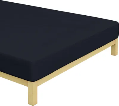 Produktbild von Frotteefolie Schwarz Größe: 160x200 cm