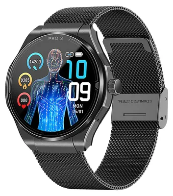 Produktbild von Knauermann PRO 3 (2024) Gesundheitsuhr mit Telefon & Notruffunktion SOS Taste