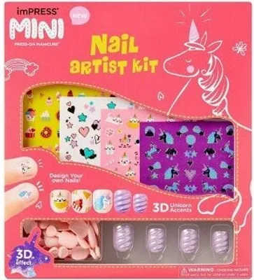 Produktbild von Kiss | Selbstklebende Nägel für Kinder - Kit mit Aufklebern, gotowe do manicure, 26 sztuk