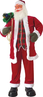 Produktbild von Dekofigur Weihnachtsmann - animiert mit Bewegung und  Ton | 180 cm
