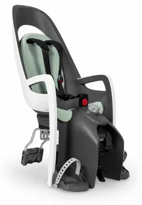 Produktbild von Hamax Caress Fahrrad Kindersitz Rahmenmontage Liegefunktion bis 22kg Grau Grün