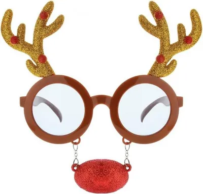 Obrázek produktu pro Vánoční brýle s nosem Rudolpha Vánoce