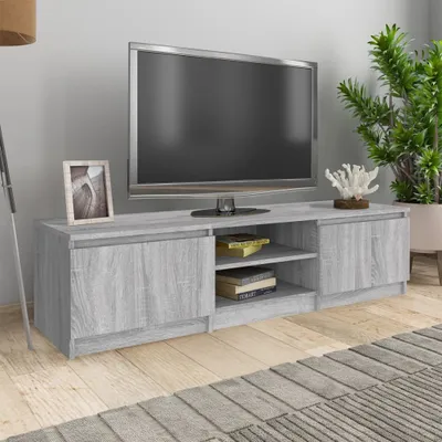 Produktbild von The Living Store TV-Schrank Grau Sonoma 140x40x35,5 cm Holzwerkstoff