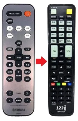 Produktbild von Ersatz Fernbedienung für Yamaha MCR-B142 - ZC89320